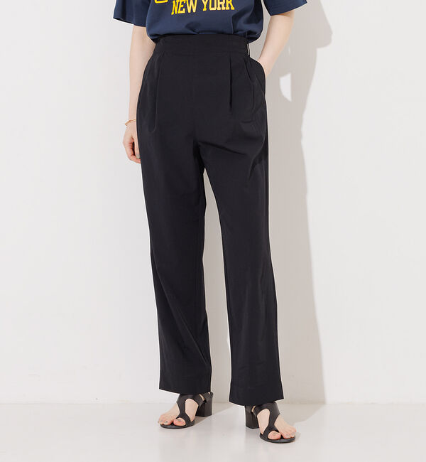 NOMINE「ステッチタックパンツ」|スラックス|