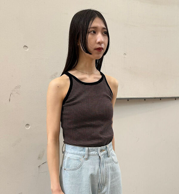 NOMINE「【Miller】CUP INアメスリタンクトップ」|キャミソール|ブラウン