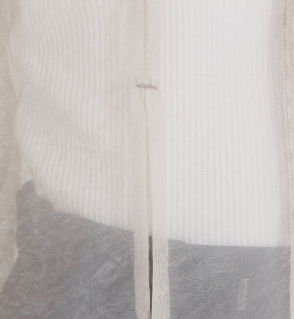 NOMINE「ハーフスリーブ シアー シャツ」|シャツ・ブラウス|