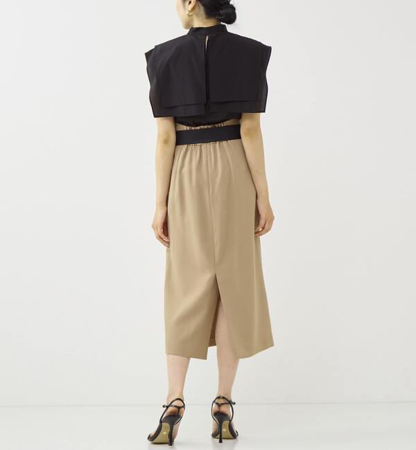 TIARA「バイカラーリボンベルトハイウエストスカート」|スカート|