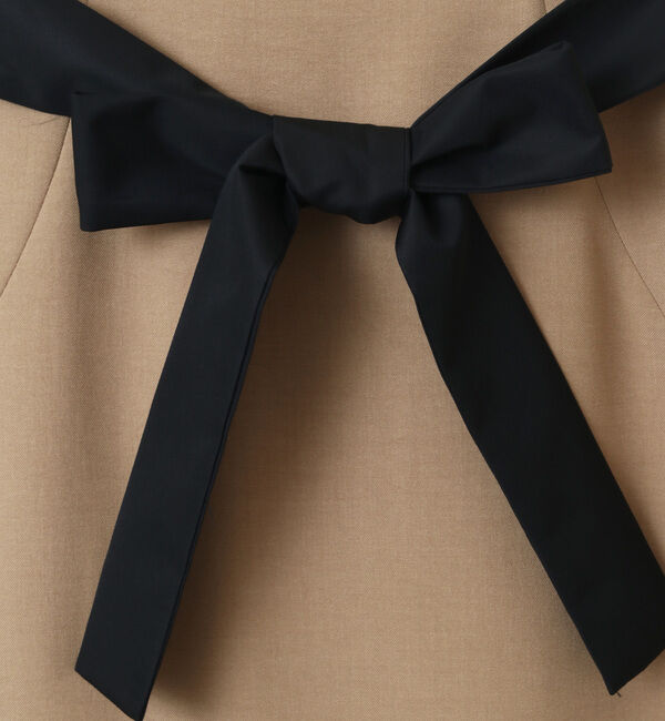 TIARA「バイカラーリボンベルトハイウエストスカート」|スカート|