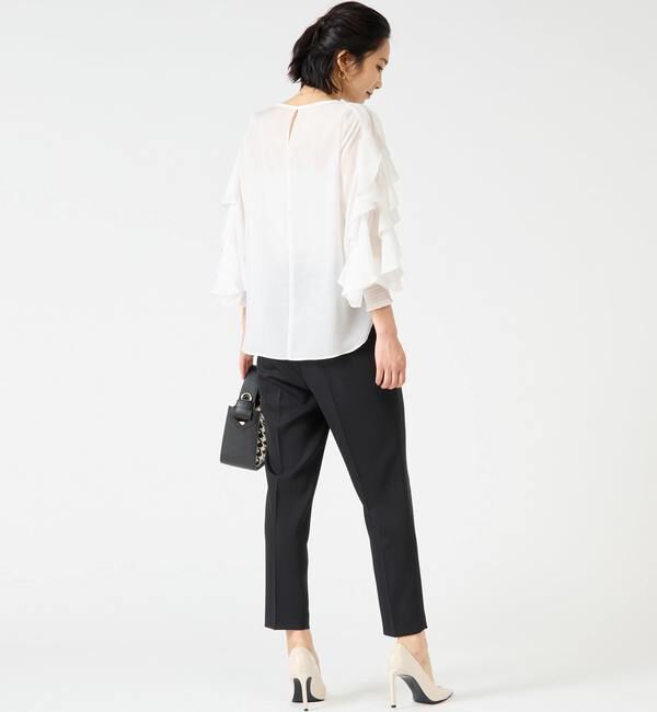 TIARA「フリルスリーブブラウス」|シャツ・ブラウス|