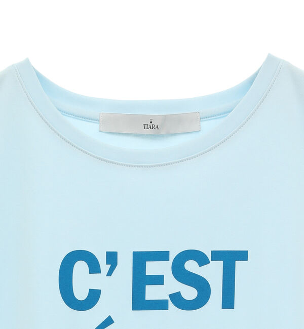 TIARA「ロゴTシャツフレンチスリーブTシャツ」|Tシャツ・カットソー|