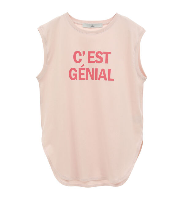 TIARA「ロゴTシャツフレンチスリーブTシャツ」|Tシャツ・カットソー|ピンク