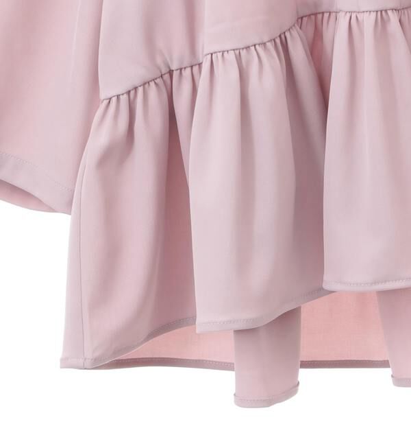 TIARA「ショートペプラムブラウス（セットアップ可）」|シャツ・ブラウス|