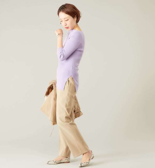 Liesse「ファインダブルクロスストレートパンツ」|その他|