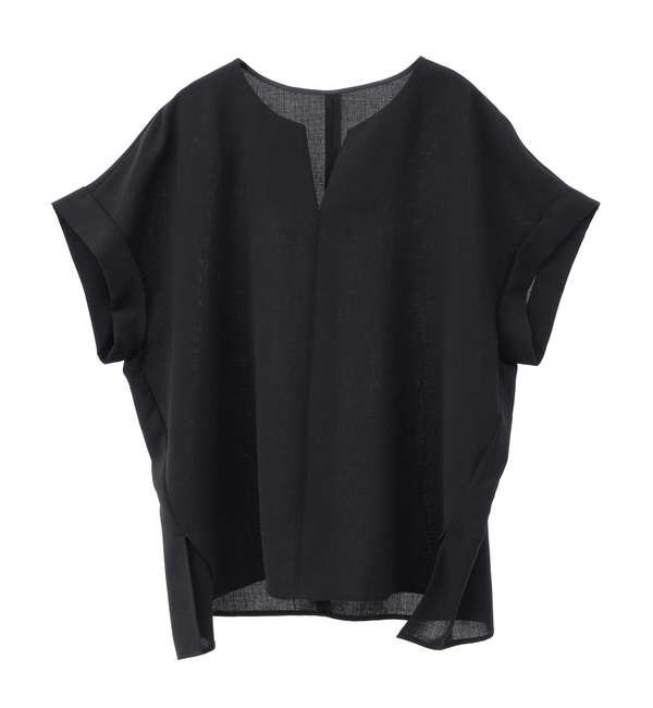 Liesse「キーネックオーバーブラウス」|シャツ・ブラウス|