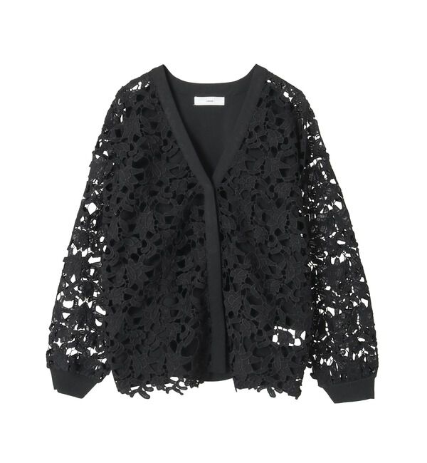 Liesse「レースニットカーディガン」|カーディガン|