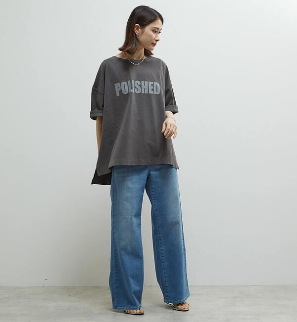 Soffitto「《定番》製品染ビックロゴTシャツ」|Tシャツ・カットソー|