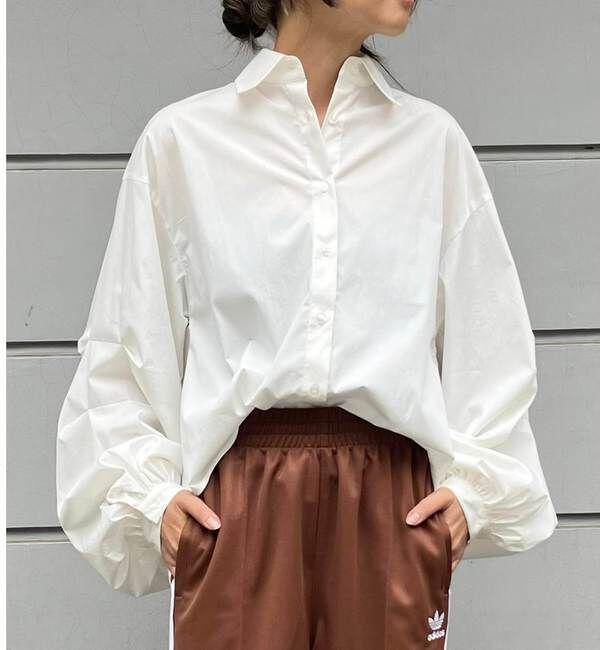 A_「【A_/エース】ボリュームスリーブシャツ」|シャツ・ブラウス|