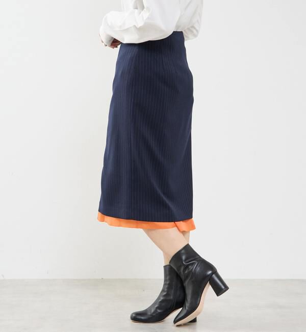 Soffitto「フロントジップミディ丈スカート」|スカート|