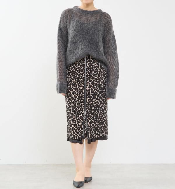 Soffitto「フロントジップミディ丈スカート」|スカート|