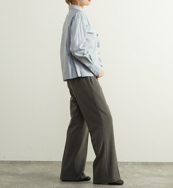 SOFFITTO「前立てフリル袖ボリュームブラウス」|シャツ・ブラウス|