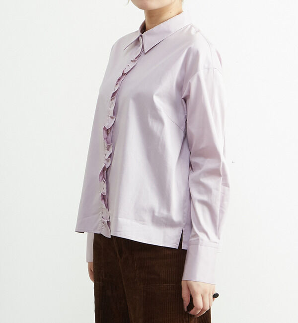 SOFFITTO「前立てフリル袖ボリュームブラウス」|シャツ・ブラウス|