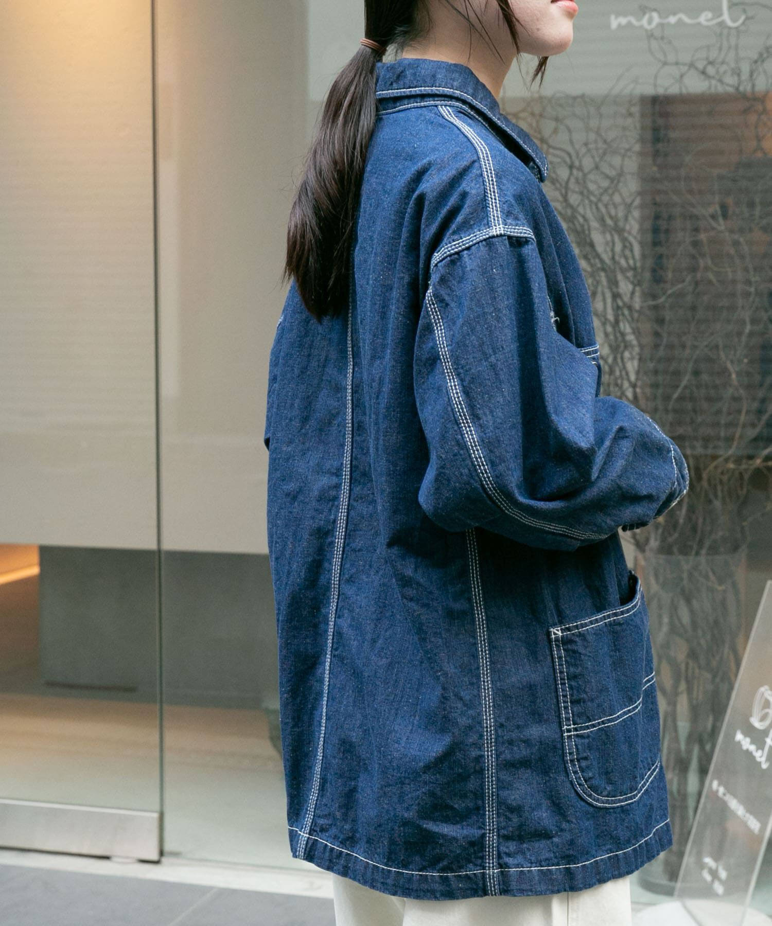 URBAN RESEARCH DOORS「FORK&SPOON　綿麻デニムカバーオール」|その他|