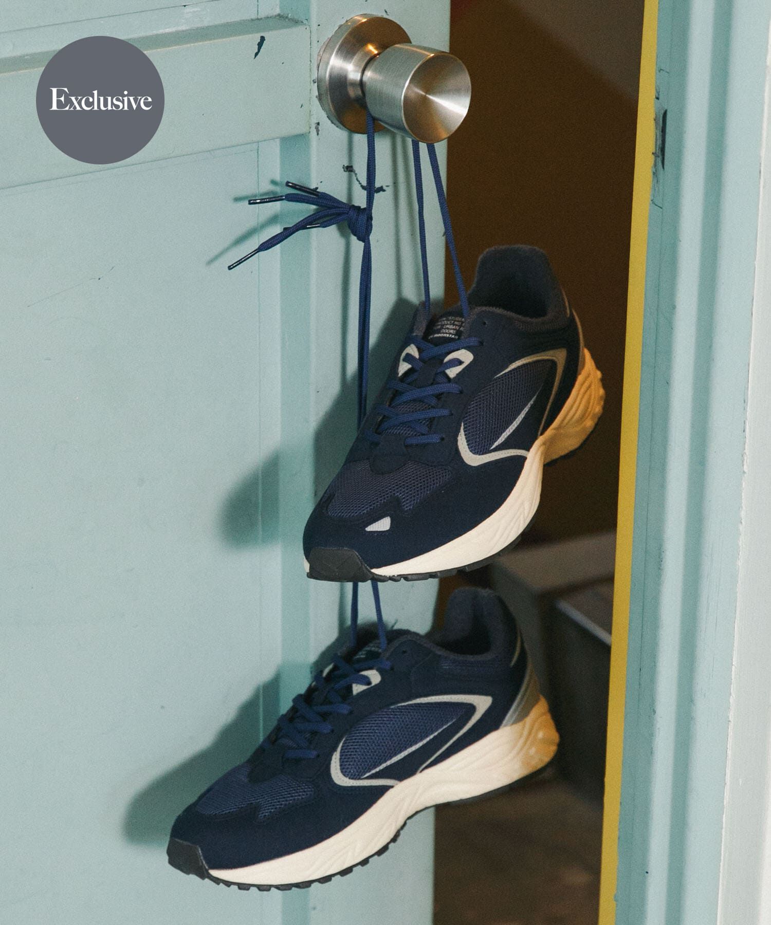 URBAN RESEARCH DOORS「『別注』MOONSTAR&times;DOORS　STUDEN」|スニーカー|ネイビー
