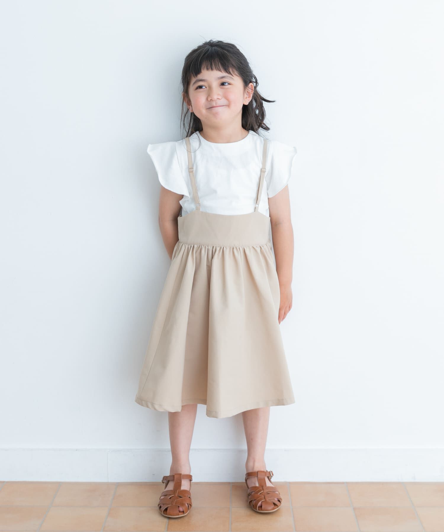 URBAN RESEARCH DOORS「キャミソールジャンパースカート(KIDS)」|ワンピース|