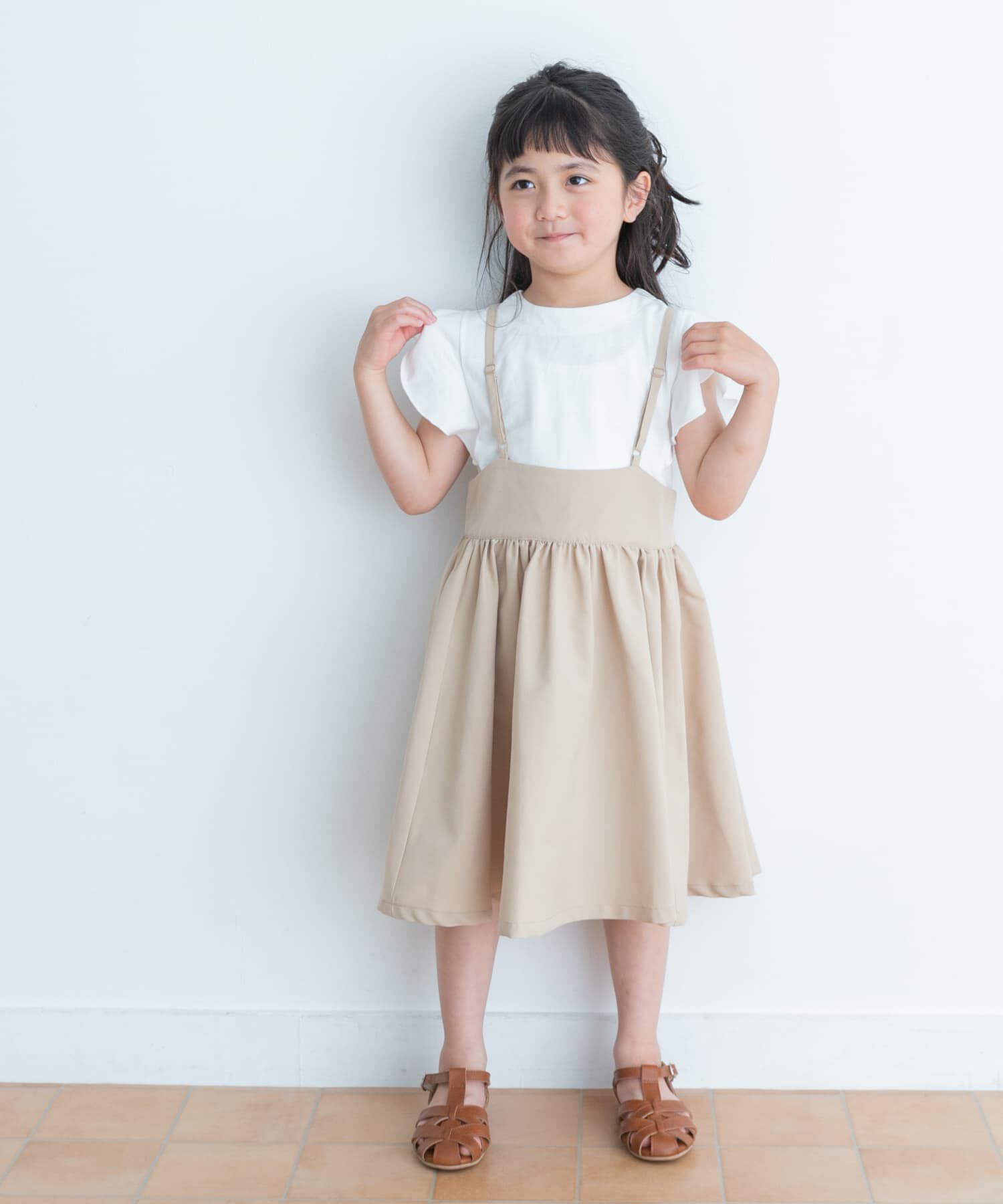 URBAN RESEARCH DOORS「キャミソールジャンパースカート(KIDS)」|ワンピース|