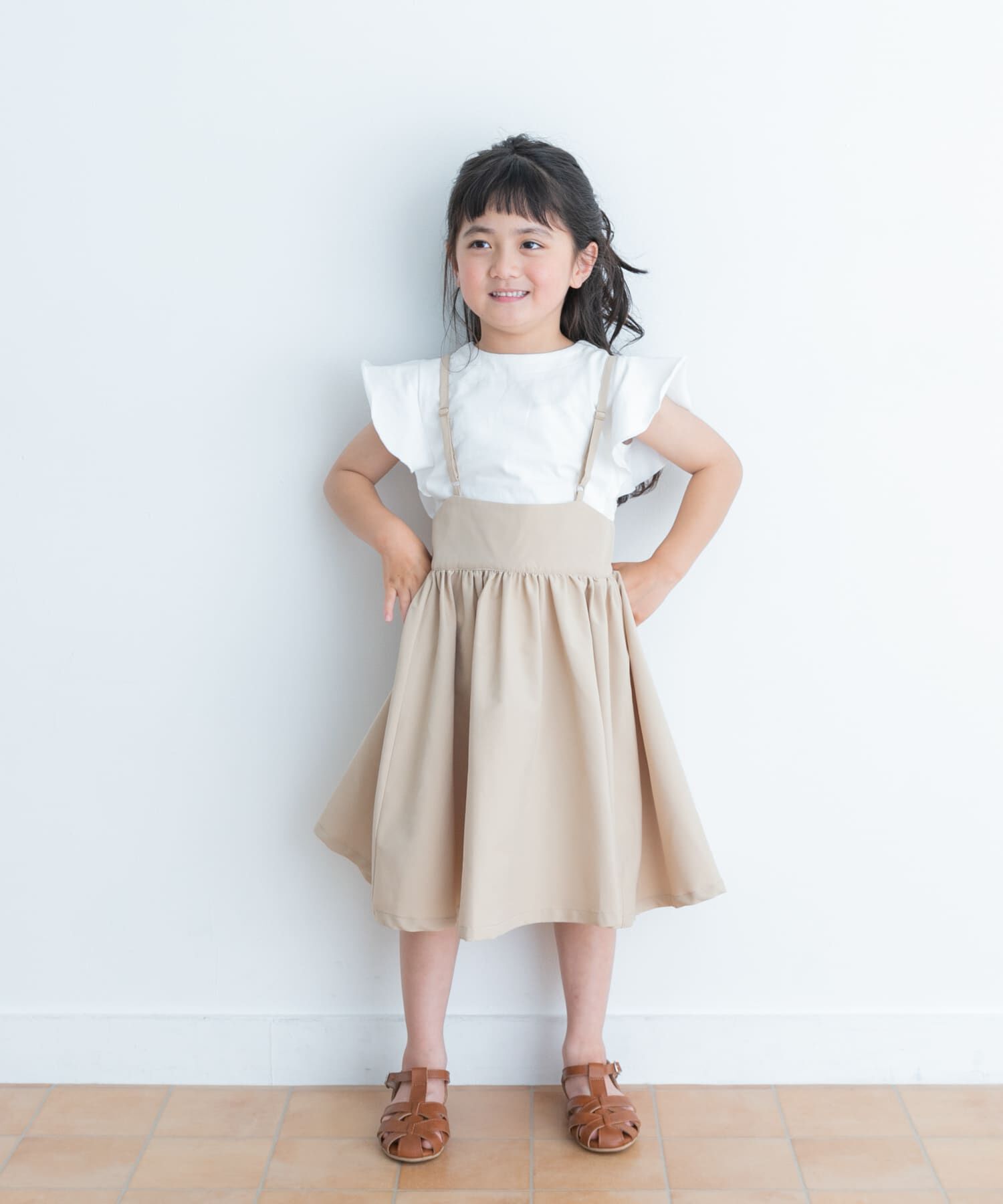 URBAN RESEARCH DOORS「キャミソールジャンパースカート(KIDS)」|ワンピース|