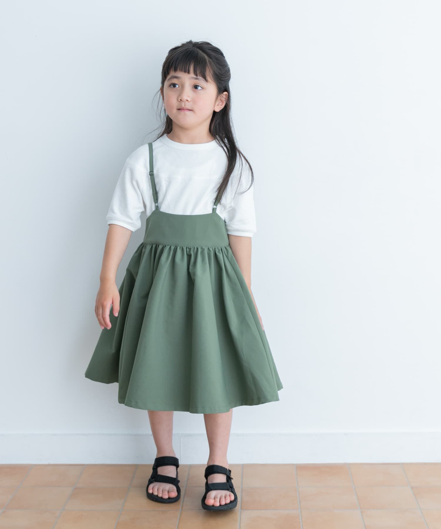 URBAN RESEARCH DOORS「キャミソールジャンパースカート(KIDS)」|ワンピース|