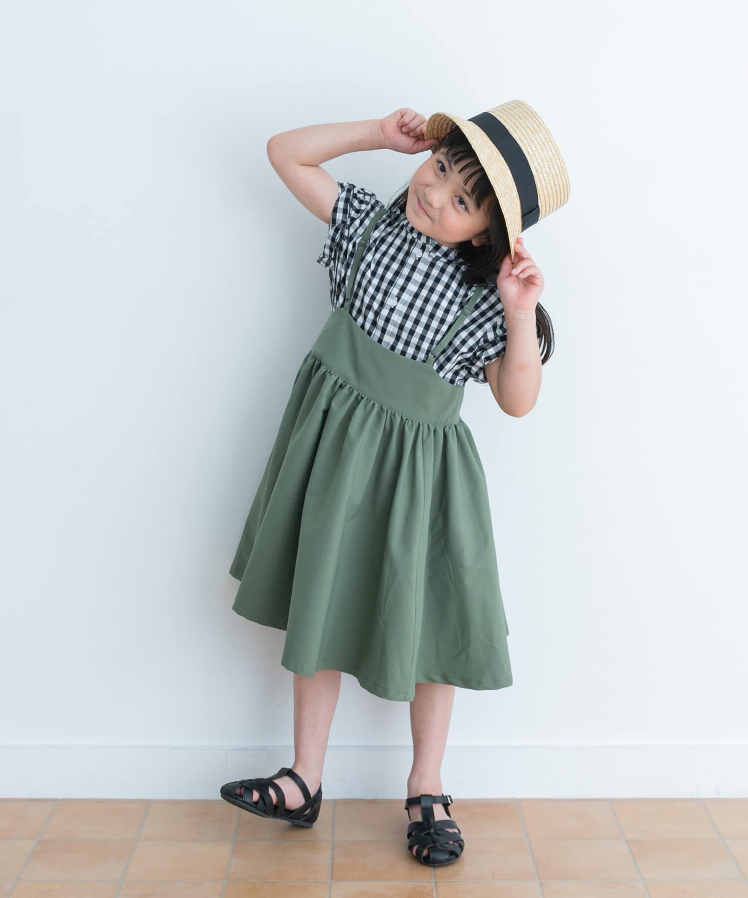 URBAN RESEARCH DOORS「キャミソールジャンパースカート(KIDS)」|ワンピース|