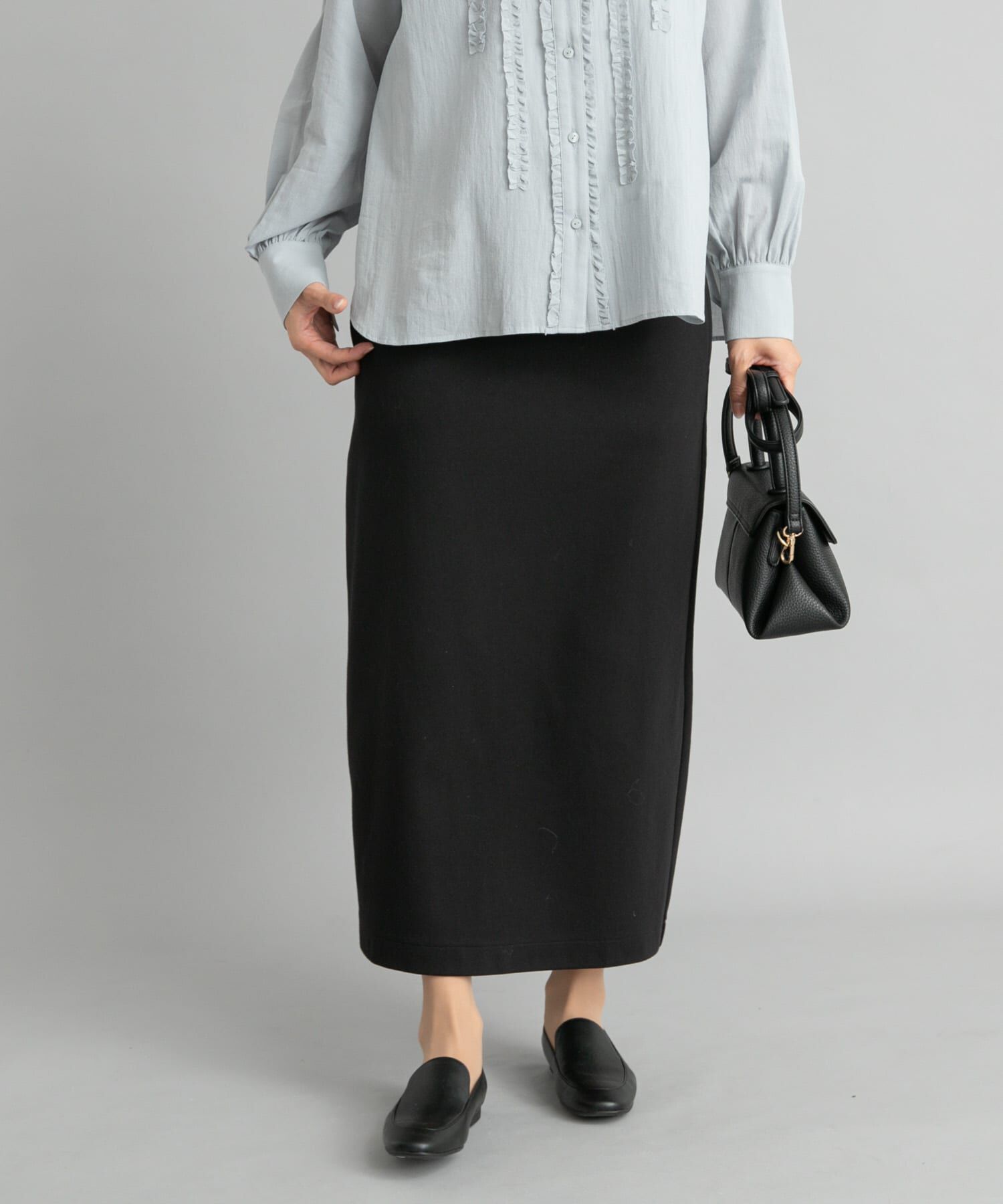 URBAN RESEARCH DOORS「ダンボールニットストレートスカート」|スカート|