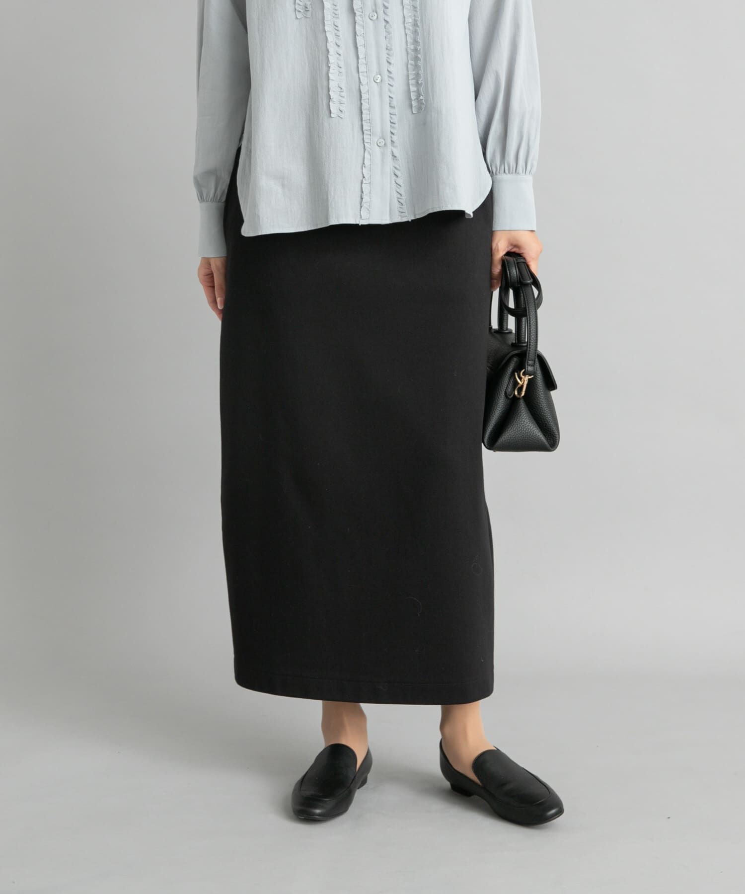 URBAN RESEARCH DOORS「ダンボールニットストレートスカート」|スカート|