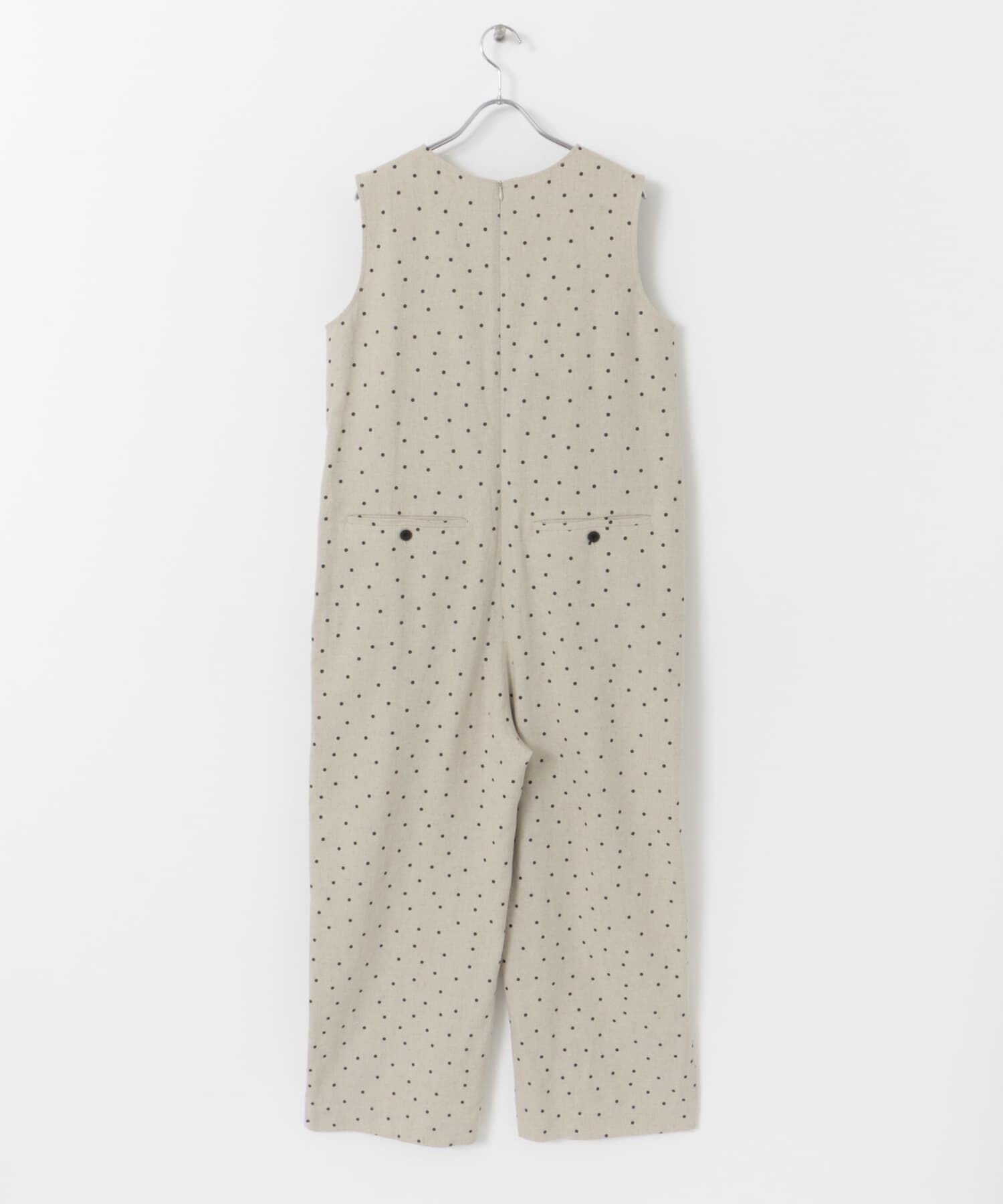 URBAN RESEARCH DOORS「リネンレーヨンドットオールインワン」|スカート|