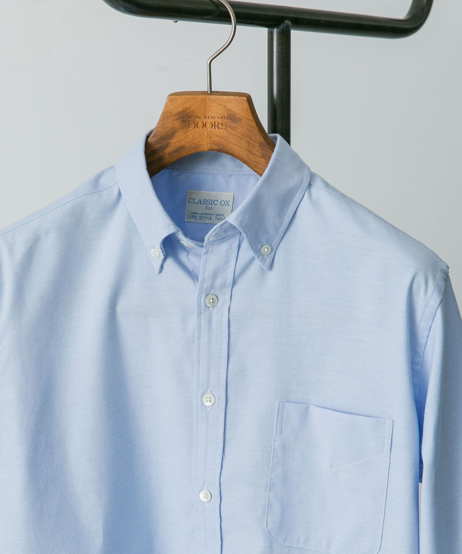 URBAN RESEARCH DOORS「『イージーケア』LIFE STYLE TAILOR　マルチスペック CLASSIC OX BDシャツ」|シャツ・ブラウス|ブルー