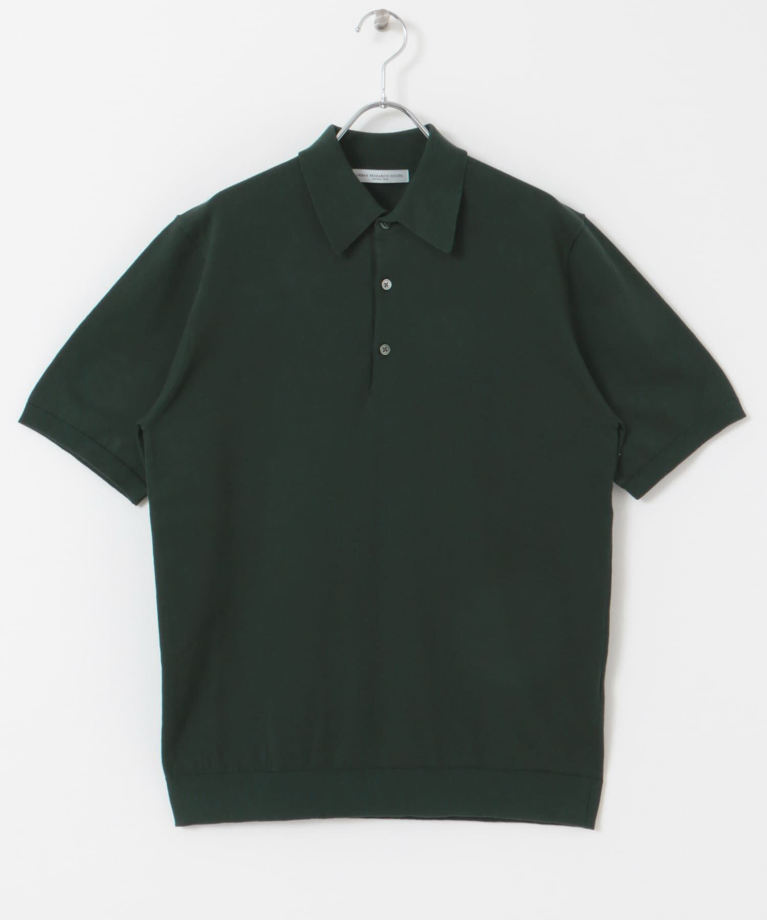 URBAN RESEARCH DOORS「『UR TECH ひやサラクール』『接触冷感/UVカット』 ニットポロシャツ」|シャツ・ブラウス|