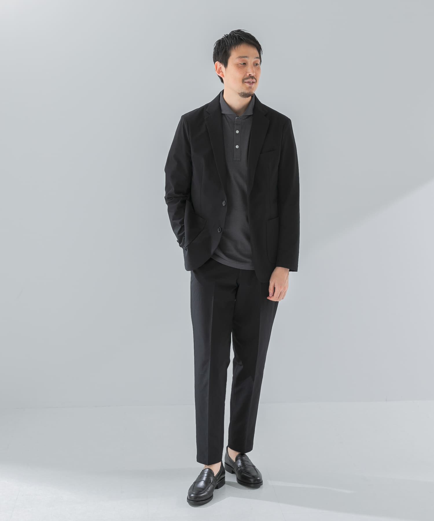 URBAN RESEARCH DOORS「『イージーケア』LIFE STYLE TAILOR　シアサッカーコンフォータブルパンツ」|スラックス|