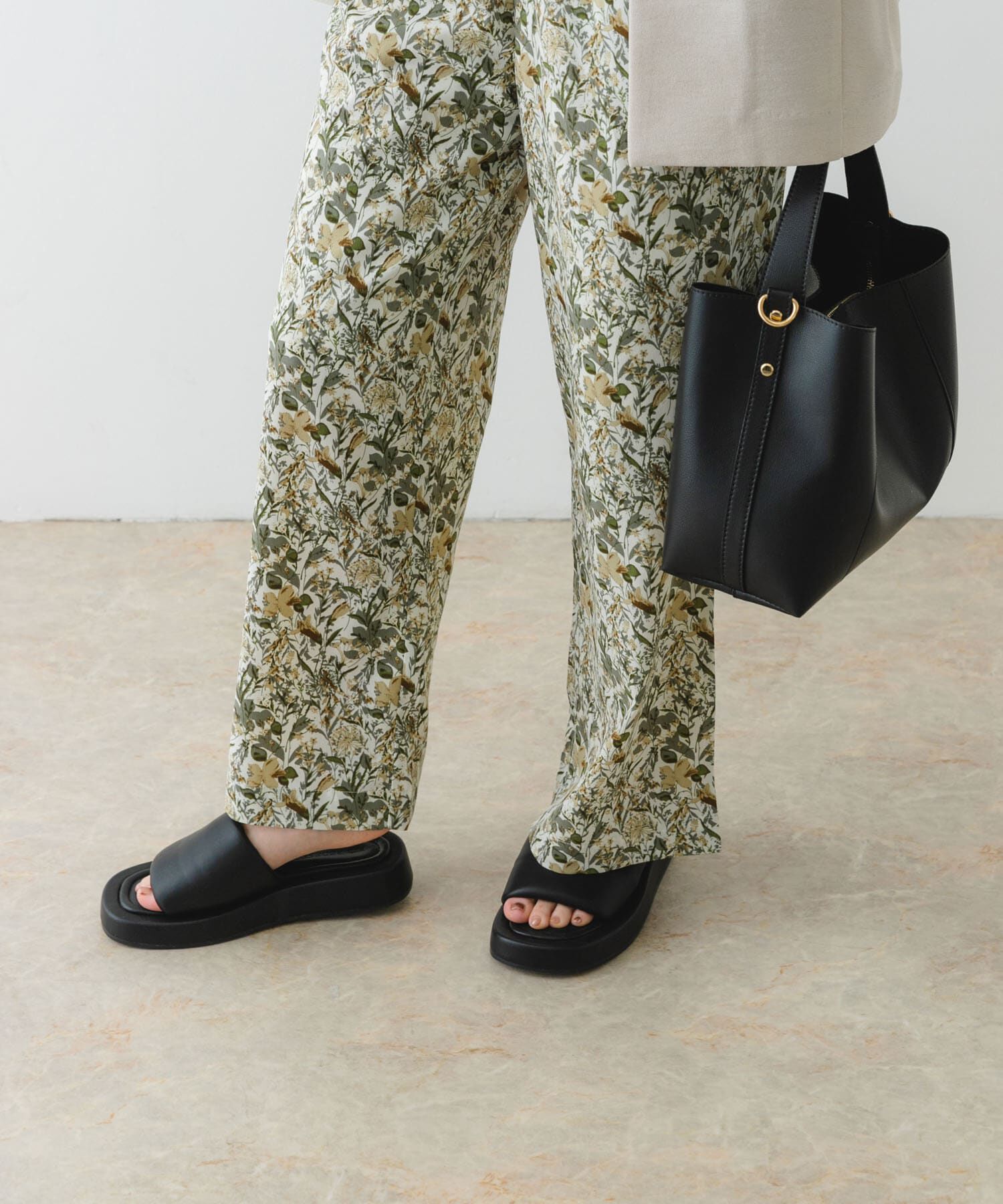 RODE SKO「プラットフォームパフサンダル」|サンダル|