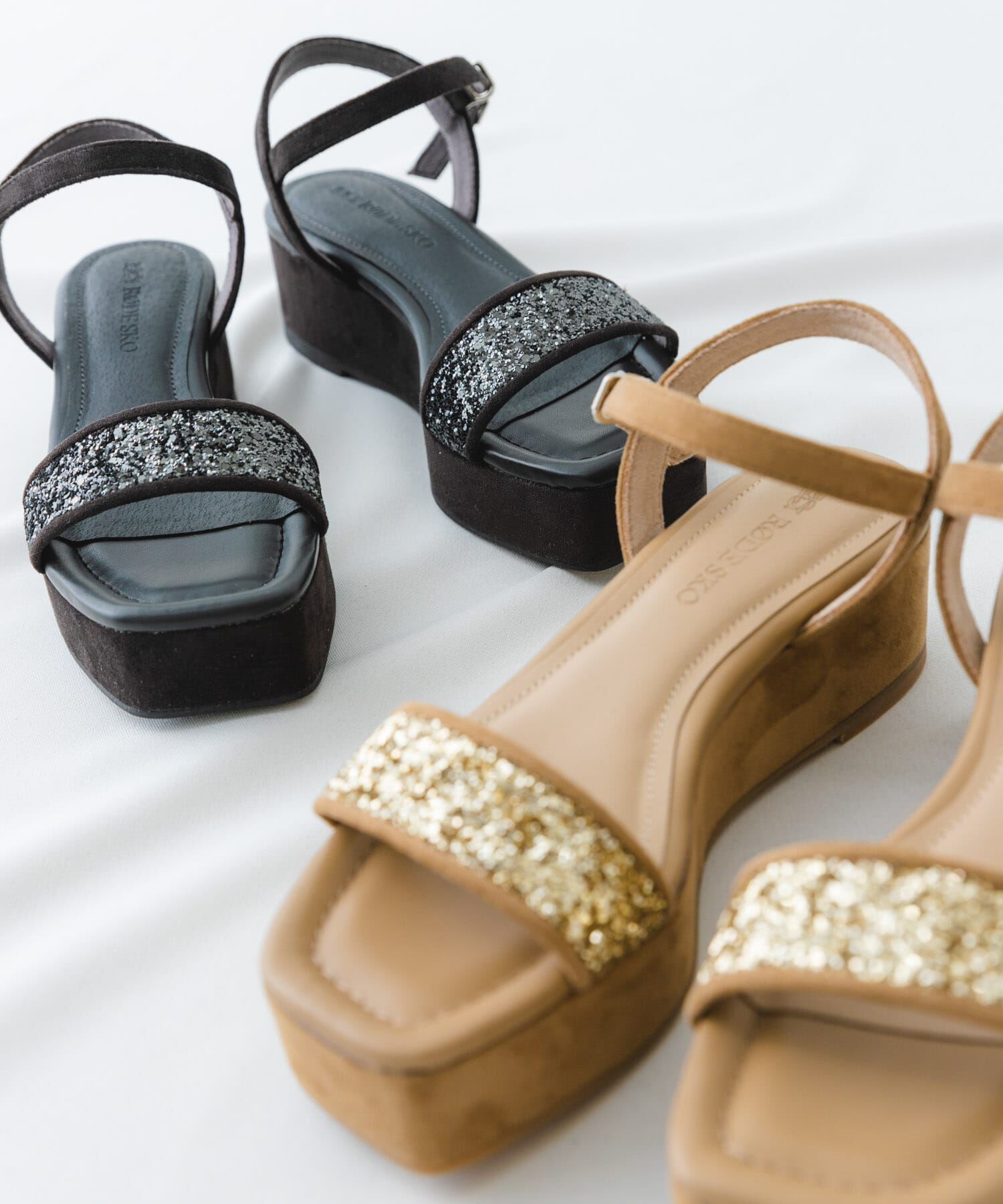 RODE SKO「グリッターアンクルサンダル」|サンダル|