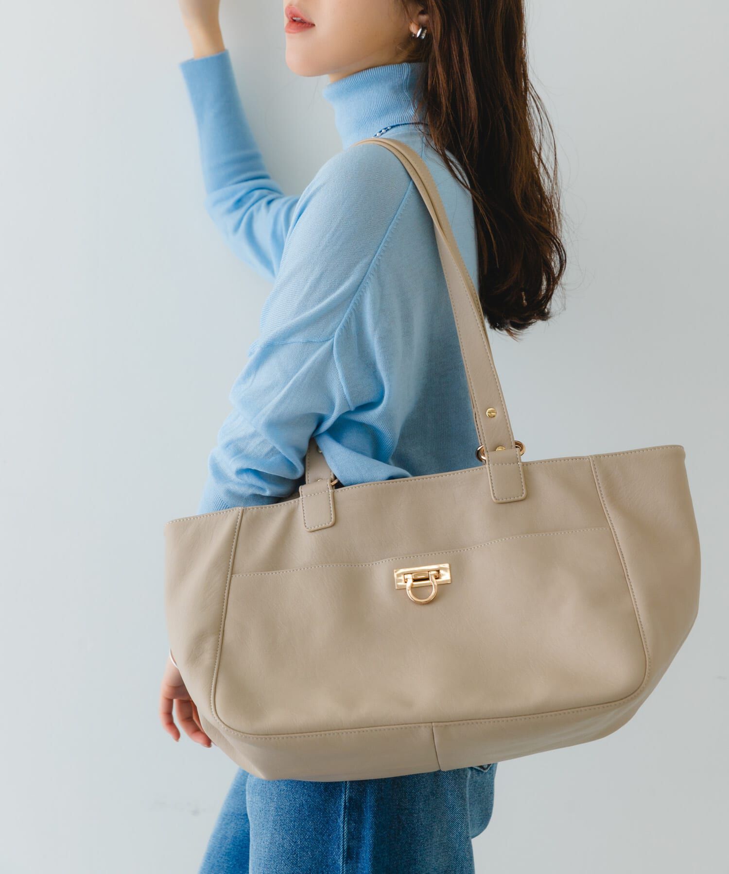 RODE SKO「2WAYソフトトートバッグ」|トートバッグ|アイボリー