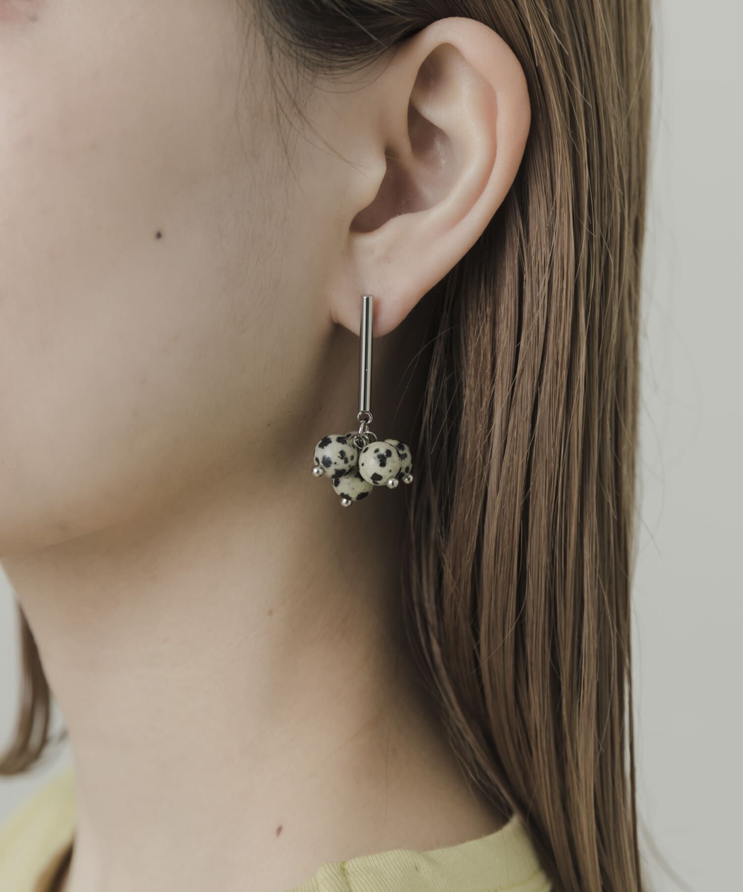 SMELLY「ストーンドロップピアス」|ピアス|