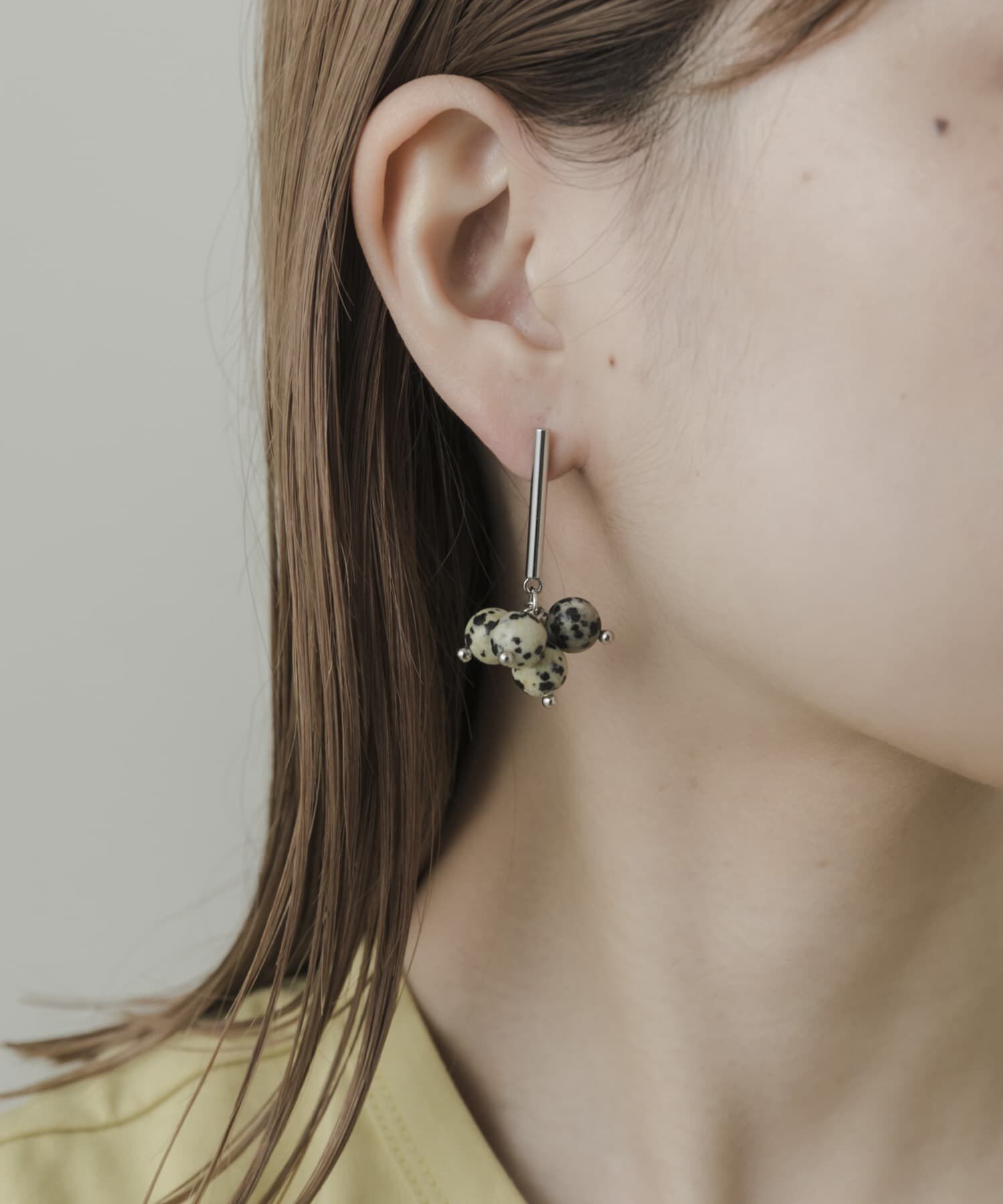 SMELLY「ストーンドロップピアス」|ピアス|