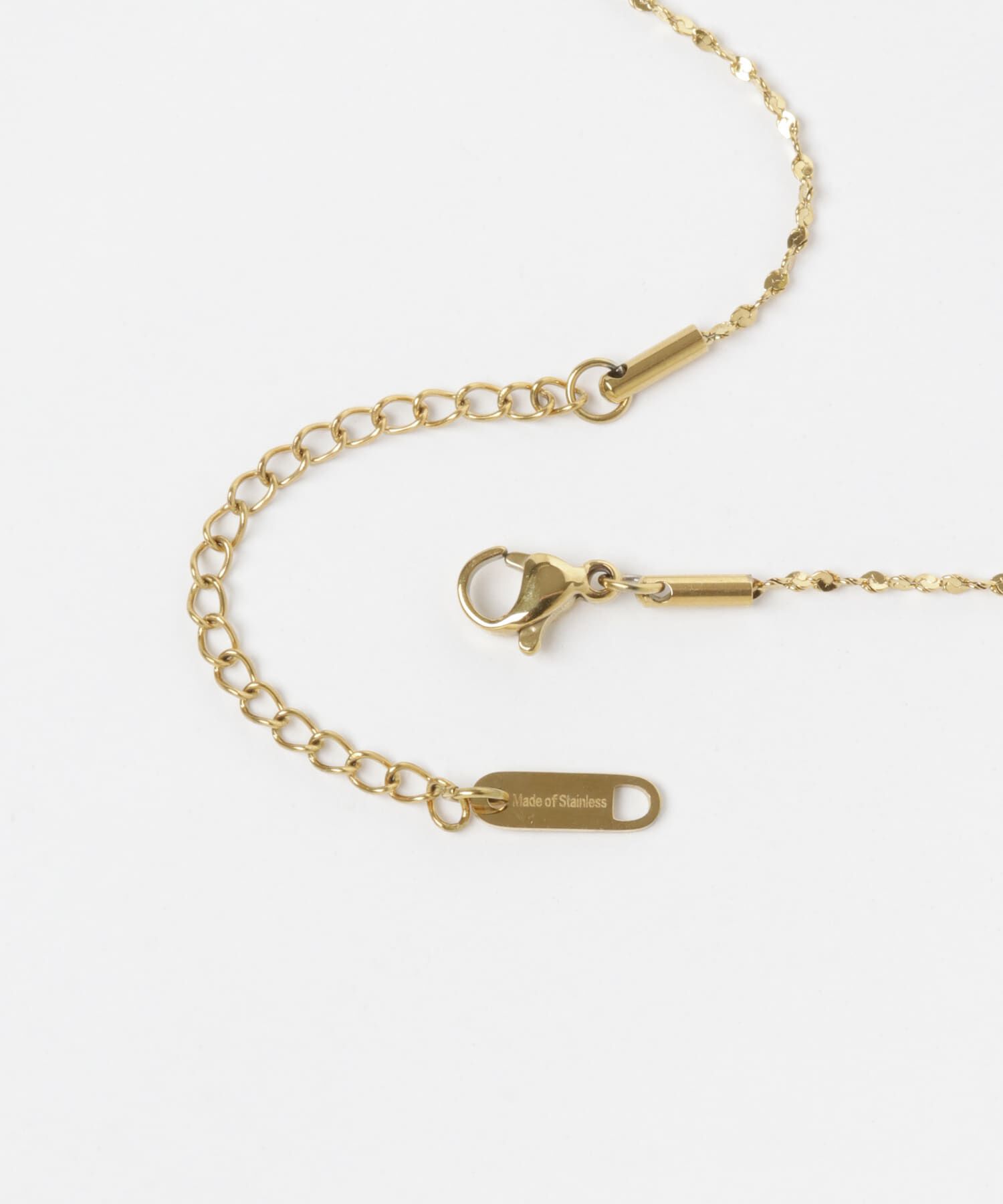 SMELLY「ステンレススクリューチェーンネックレス」|ネックレス|