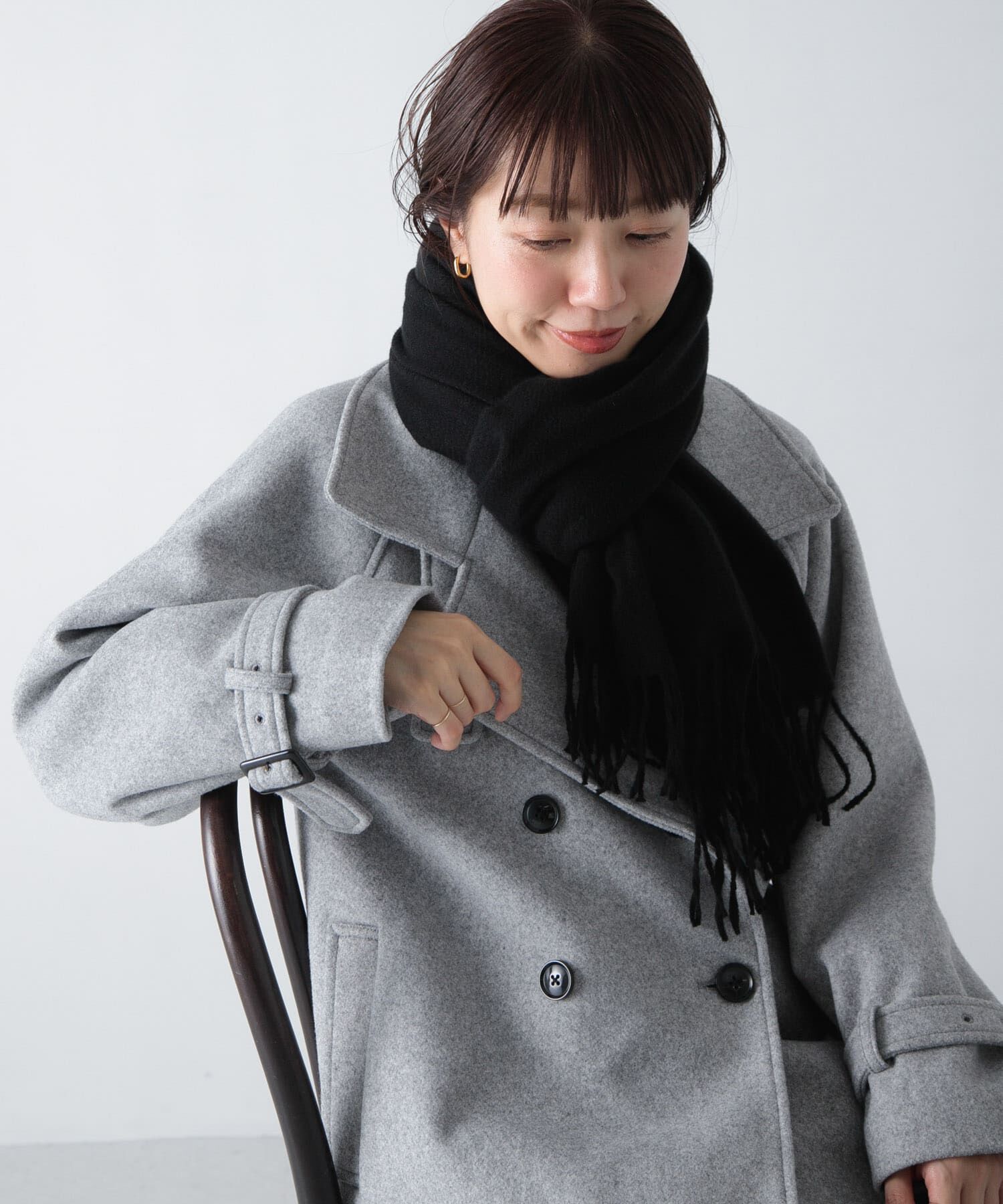 Sonny Label 「カシミヤタッチストール」|ストール|