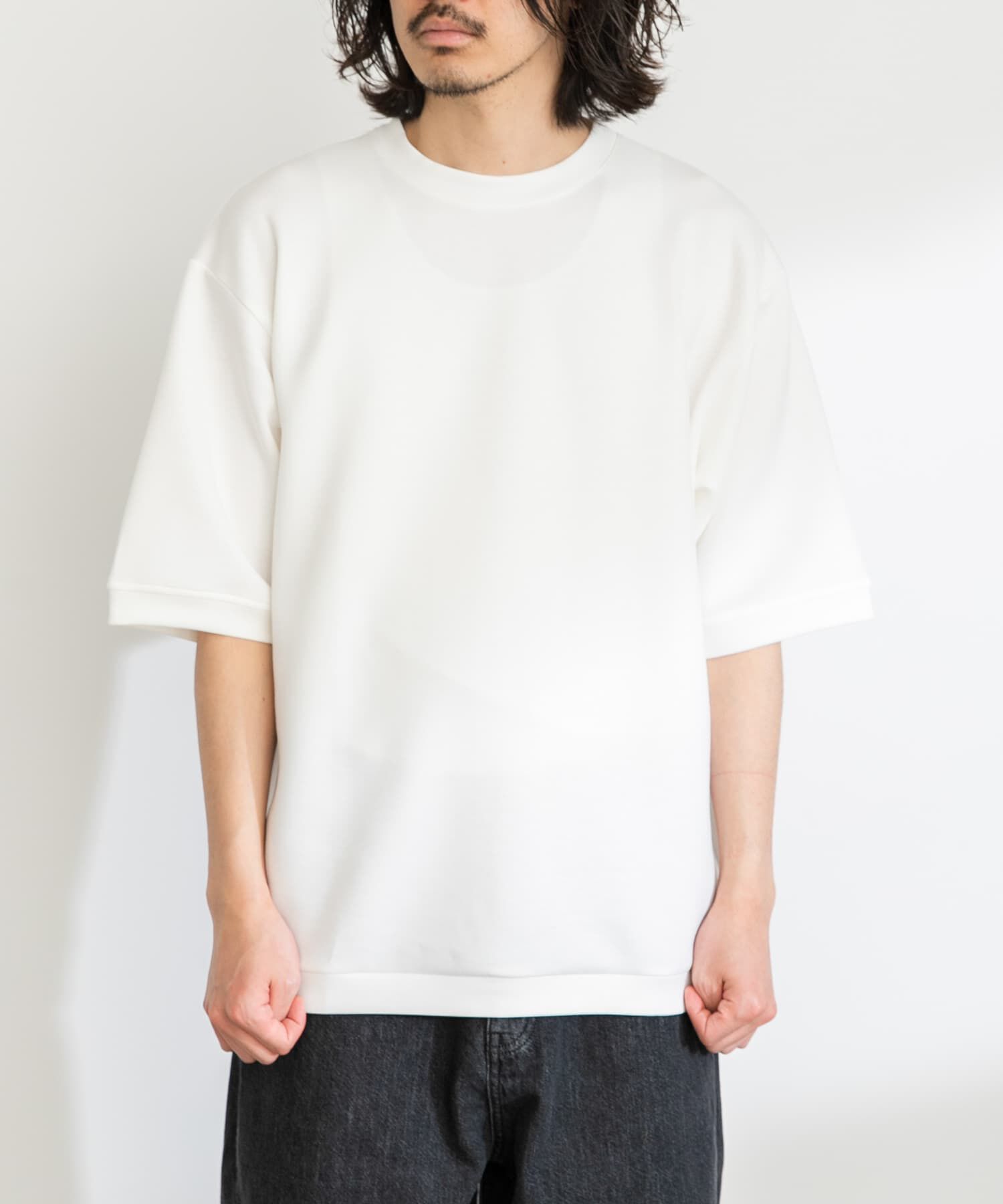 Sonny Label 「シルキーダンボールニットTシャツ」|Tシャツ・カットソー|