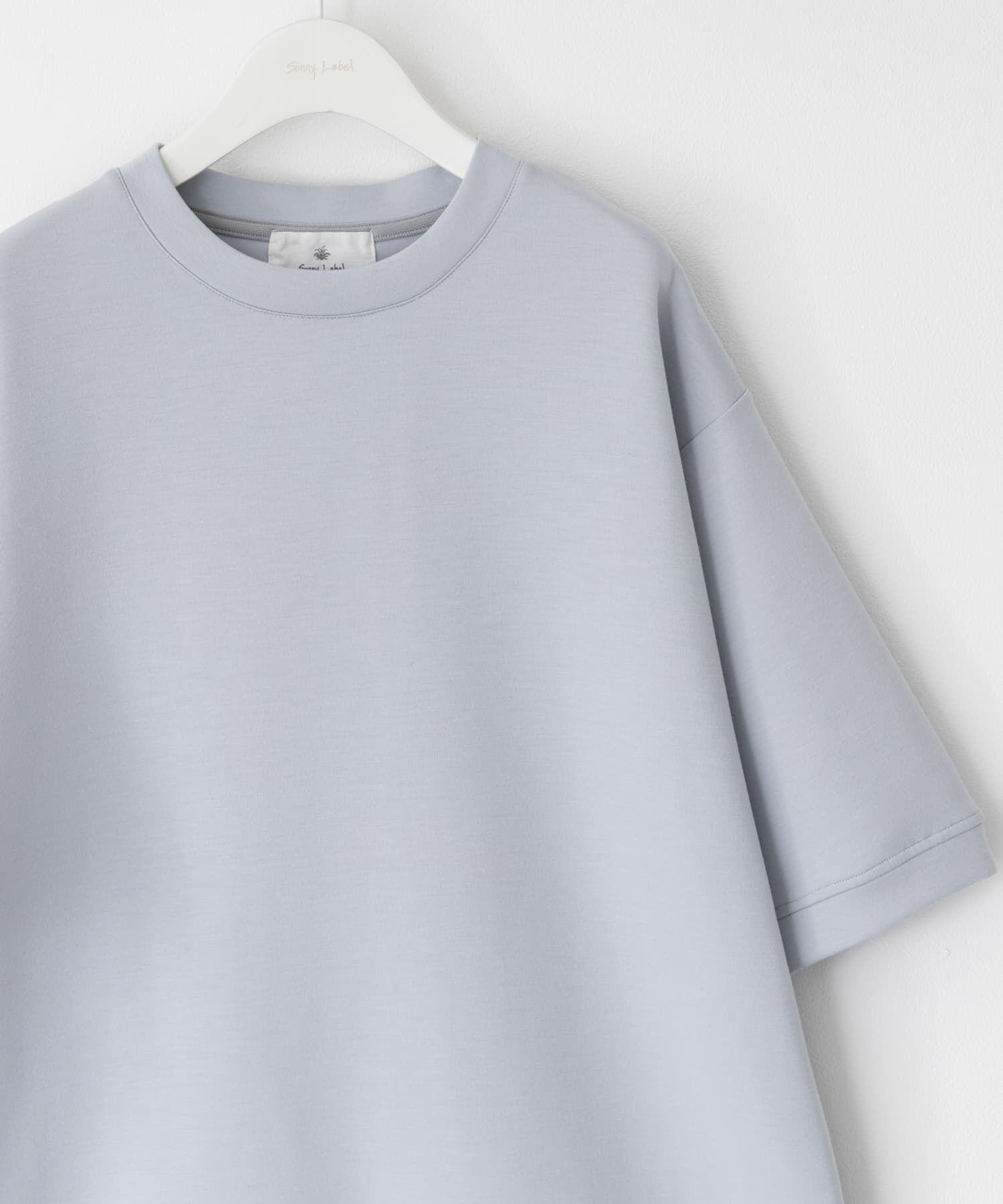 Sonny Label 「シルキーダンボールニットTシャツ」|Tシャツ・カットソー|グレー系その他