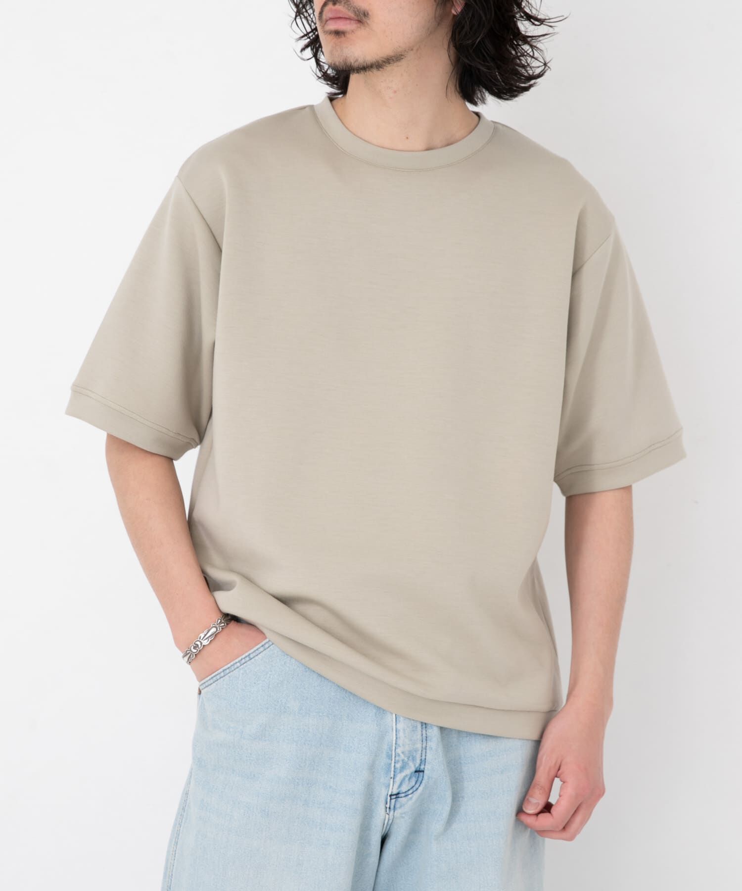 Sonny Label 「シルキーダンボールニットTシャツ」|Tシャツ・カットソー|