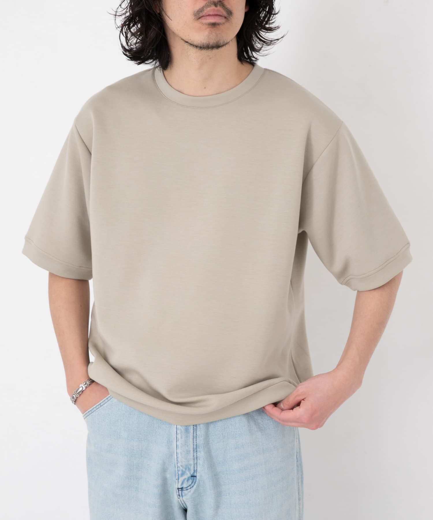Sonny Label 「シルキーダンボールニットTシャツ」|Tシャツ・カットソー|