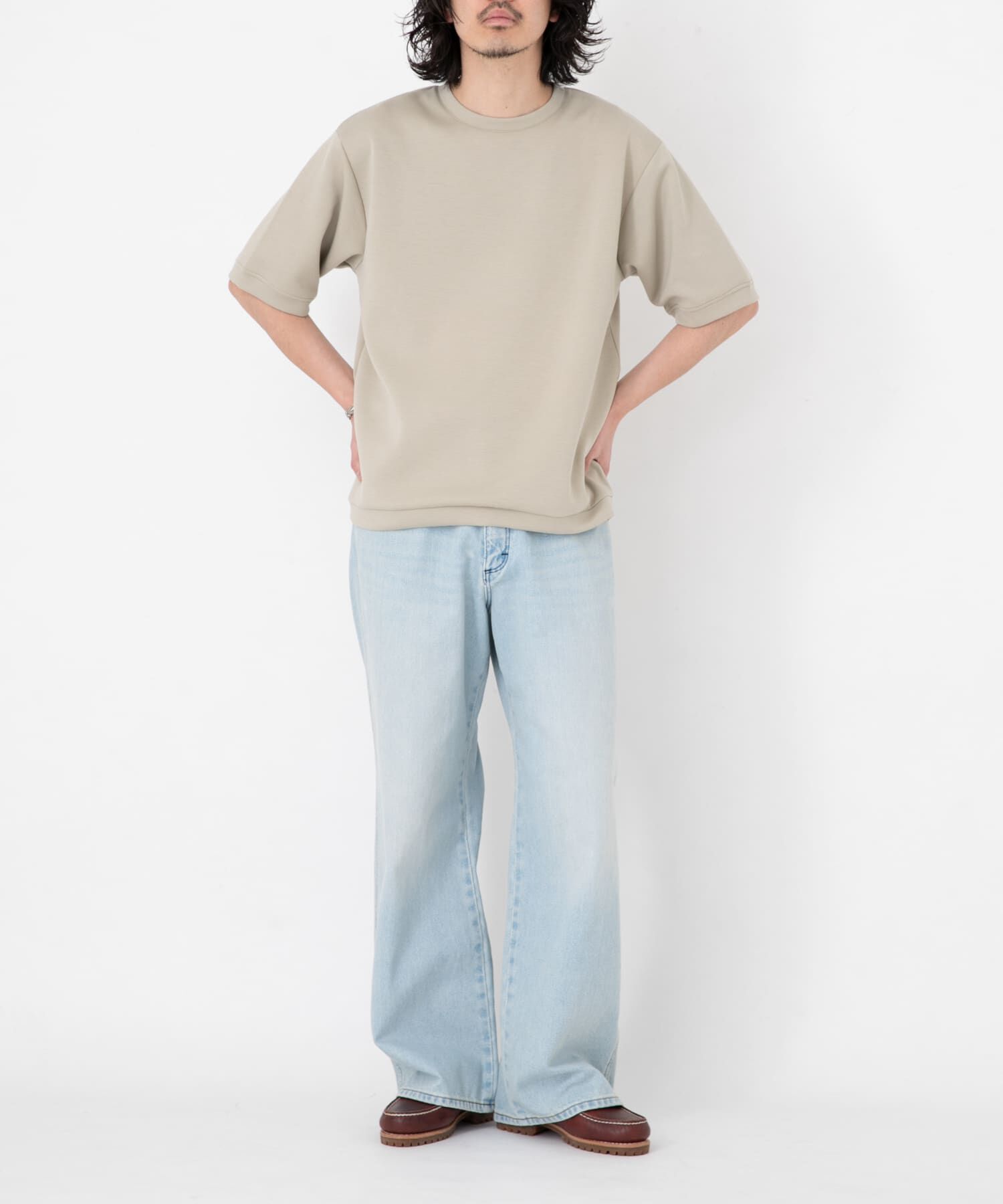 Sonny Label 「シルキーダンボールニットTシャツ」|Tシャツ・カットソー|