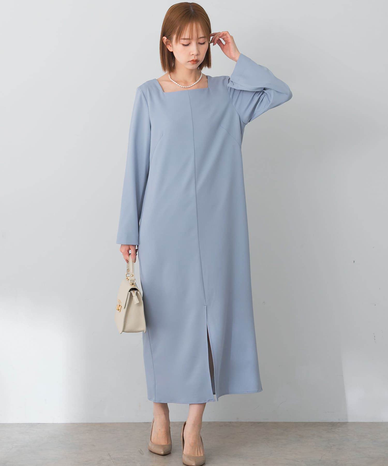 URBAN RESEARCH ROSSO「2WAYスリーブドレス」|ワンピース|ライトブルー
