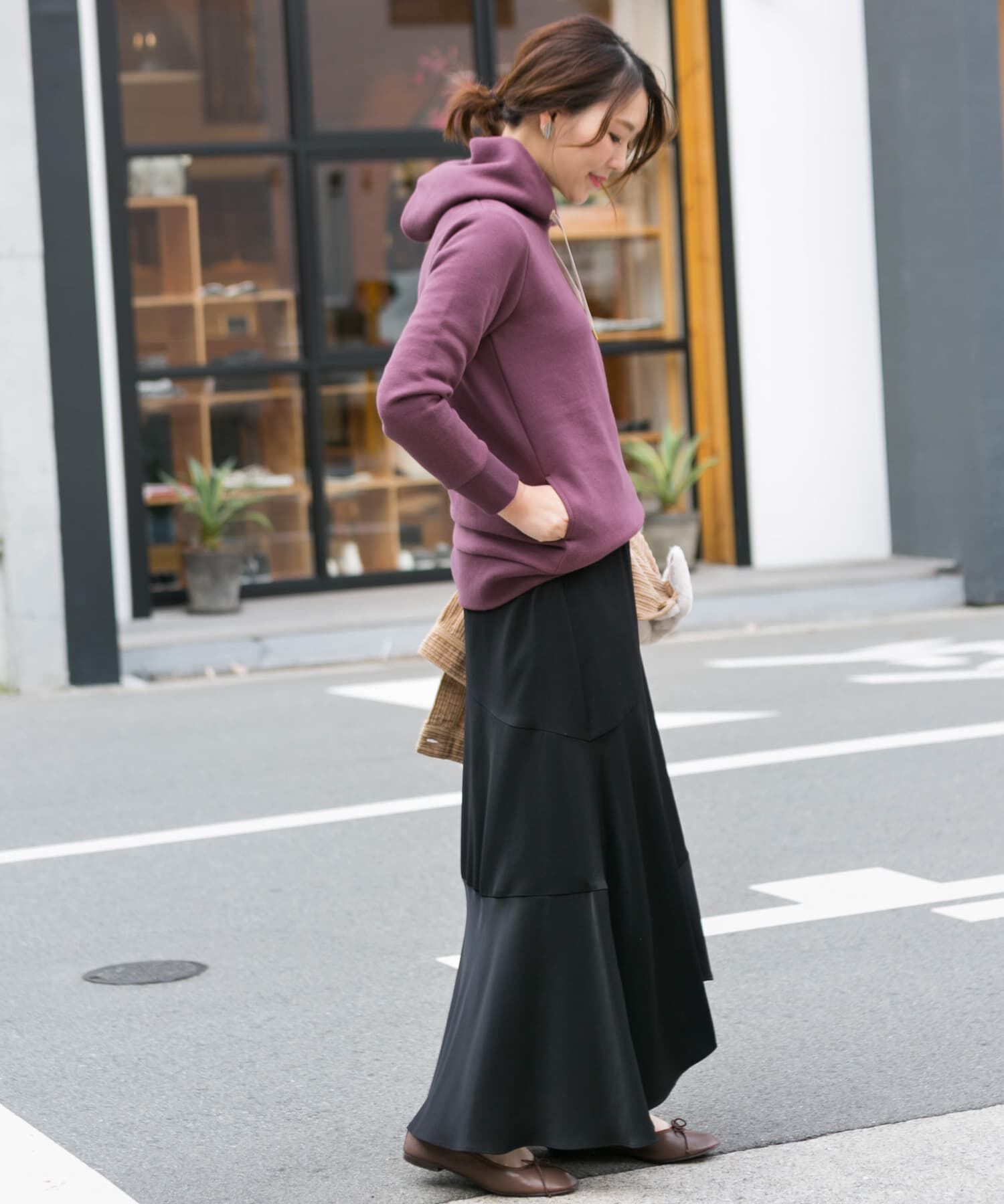 URBAN RESEARCH ROSSO「ヘムフレアマキシスカート&there4;」|スカート|