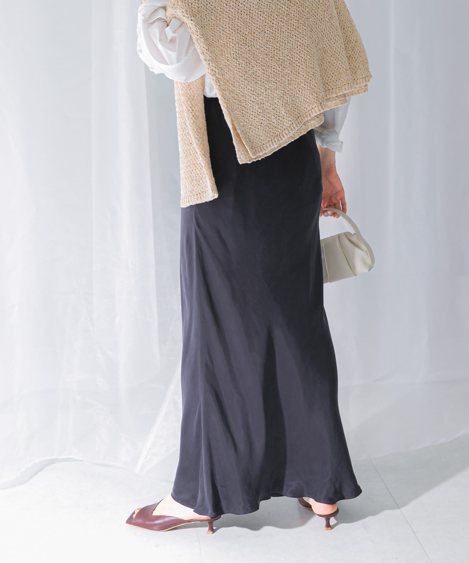 URBAN RESEARCH ROSSO「キュプラバイヤススカート」|スカート|