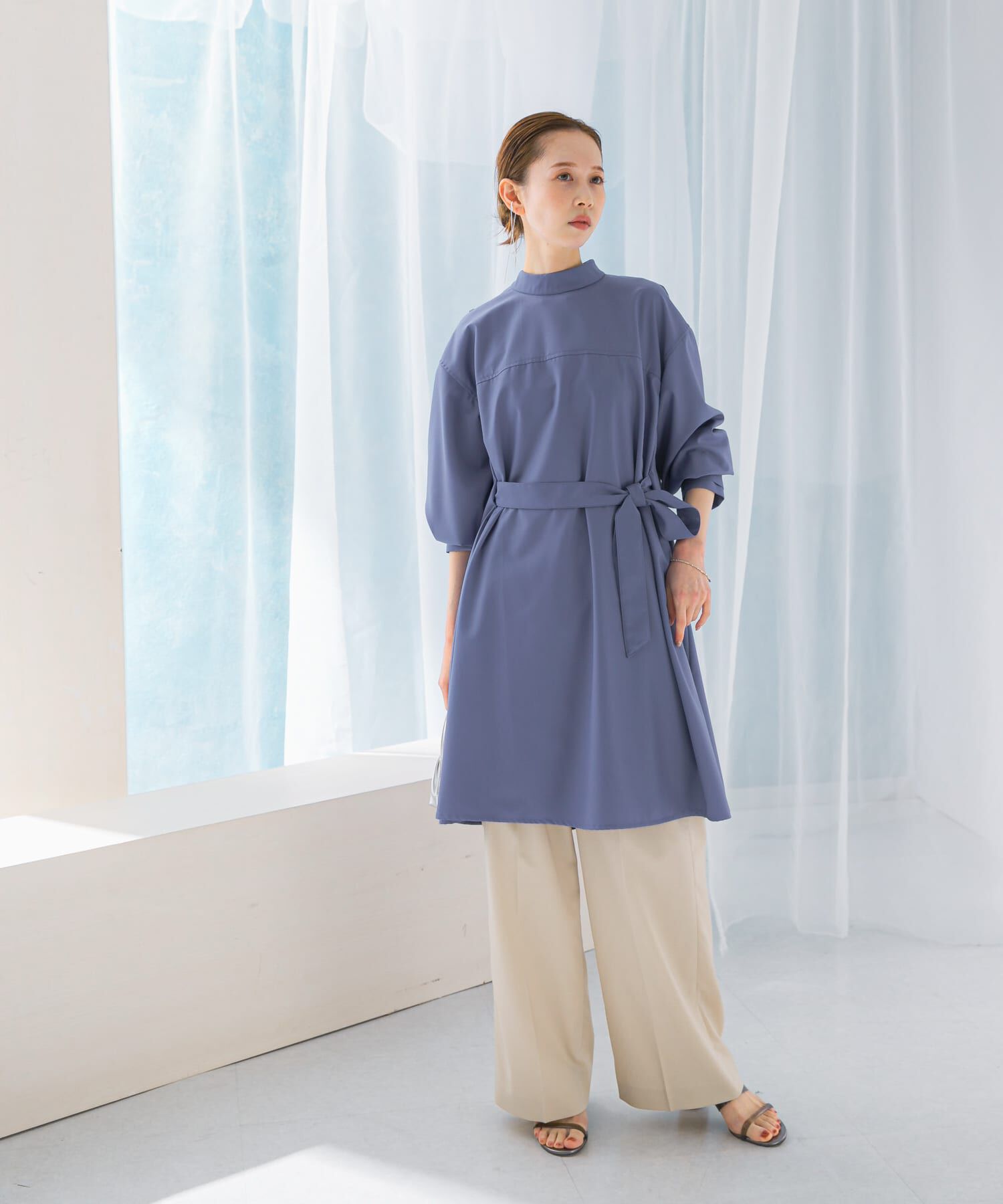 URBAN RESEARCH ROSSO「ハイネックミニワンピース」|ワンピース|