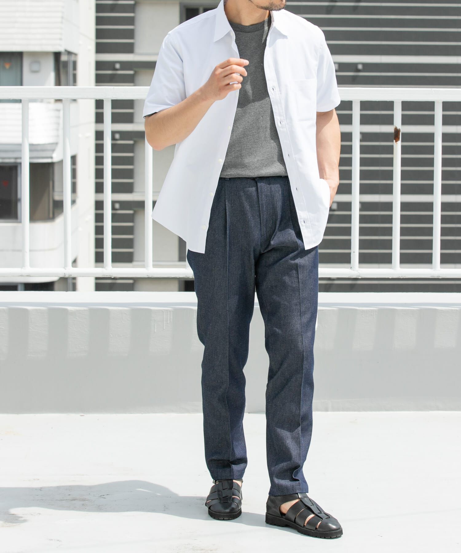 URBAN RESEARCH ROSSO「『防ｼﾜ』『XLｻｲｽﾞあり』ﾊｲﾊﾟﾌｫｰﾏﾝｽﾘﾈﾝﾚｷﾞｭﾗｰ  」|シャツ・ブラウス|