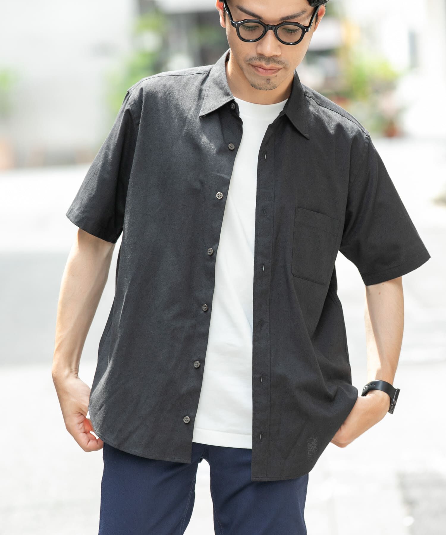 URBAN RESEARCH ROSSO「『防ｼﾜ』『XLｻｲｽﾞあり』ﾊｲﾊﾟﾌｫｰﾏﾝｽﾘﾈﾝﾚｷﾞｭﾗｰ  」|シャツ・ブラウス|