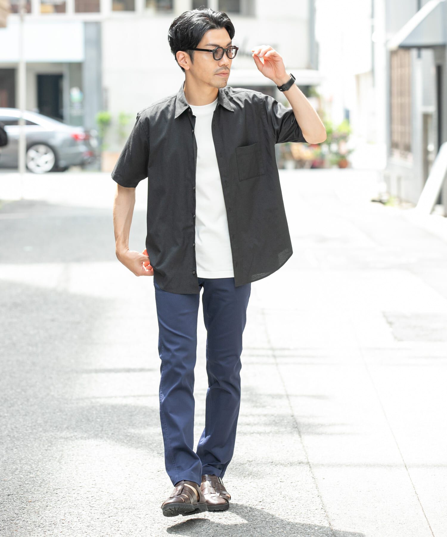 URBAN RESEARCH ROSSO「『防ｼﾜ』『XLｻｲｽﾞあり』ﾊｲﾊﾟﾌｫｰﾏﾝｽﾘﾈﾝﾚｷﾞｭﾗｰ  」|シャツ・ブラウス|